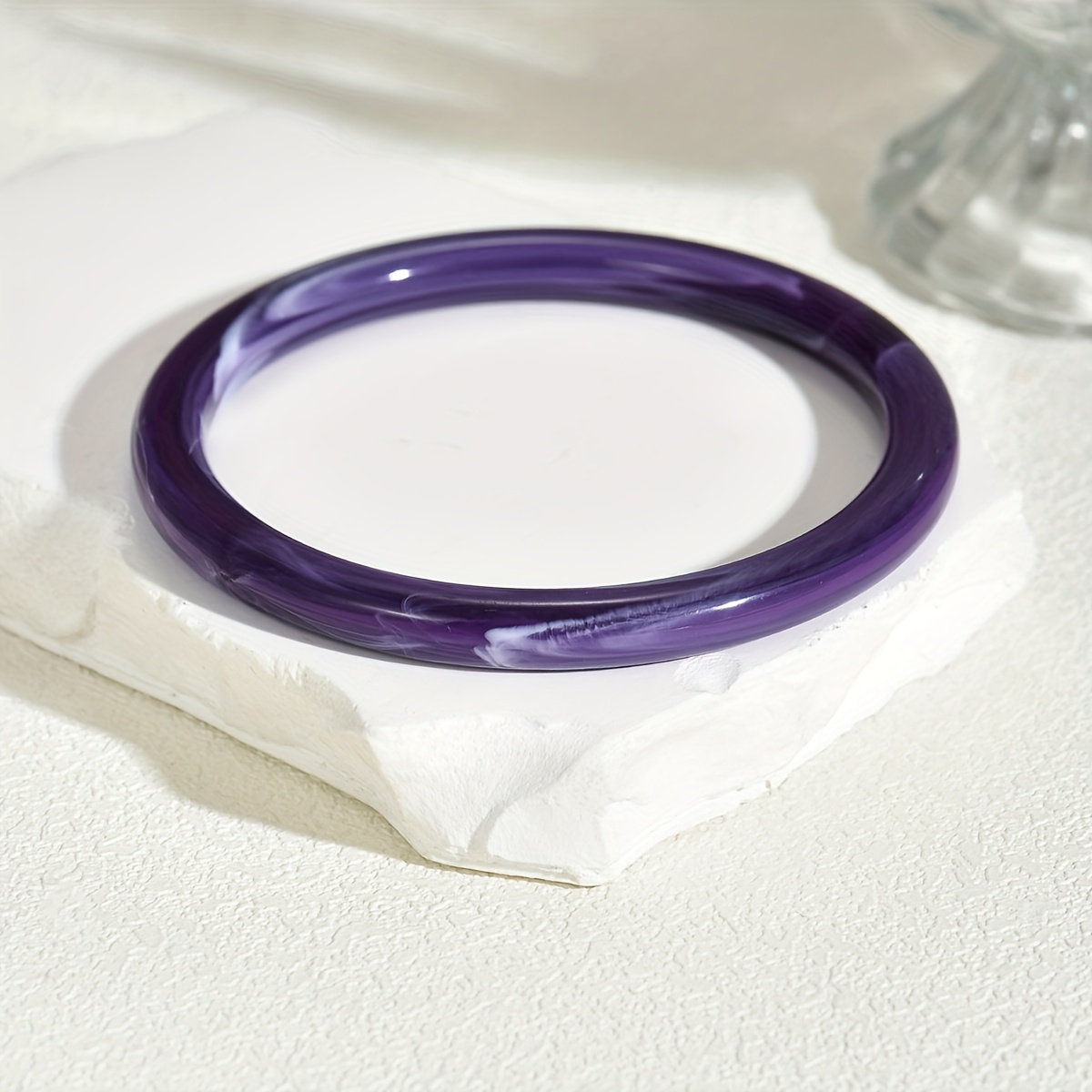 Colorful Layered Bohemian Acrylic Bangle Bracelet